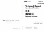 EX8000-6 Technical Manual Operational Principle_BACKHOE FRONT