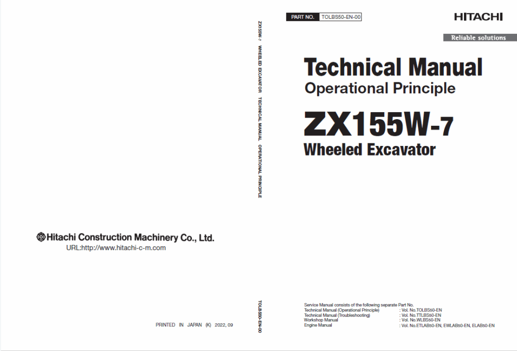 ZX155W-7 Technical Manual (Operational Principle)