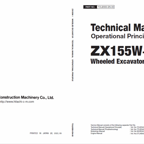 ZX155W-7 Technical Manual (Operational Principle)