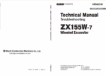 ZX155W-7 Technical Manual (Troubleshooting)
