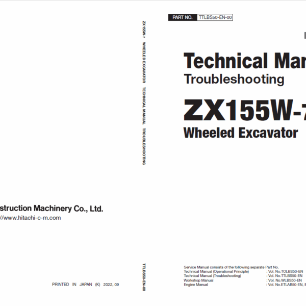 ZX155W-7 Technical Manual (Troubleshooting)