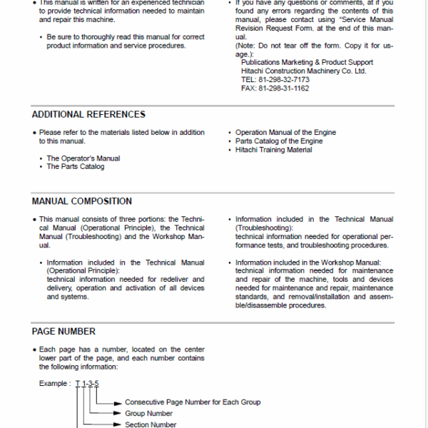 ZX160LC Workshop manual