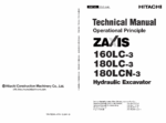 ZX160LC,ZX180LC,ZX180LCN Workshop Manual