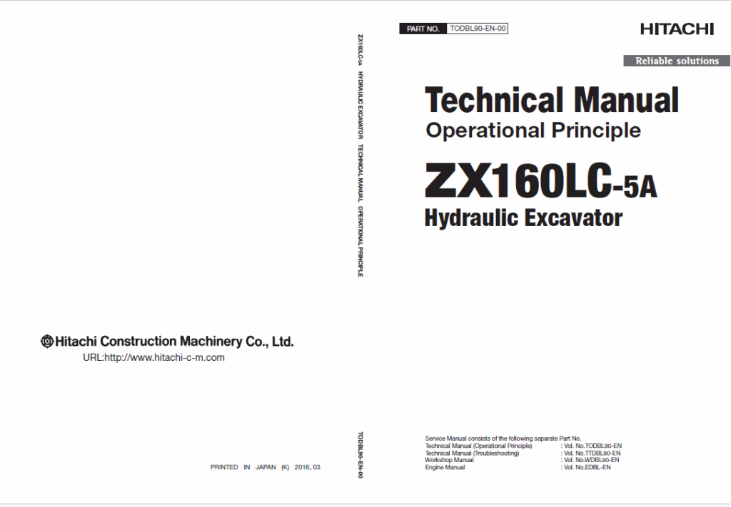 ZX160LC-5A Technical Manual (Operational Principle)