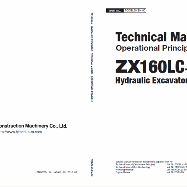 ZX160LC-5A Technical Manual (Operational Principle)