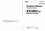 ZX160LC-5A Technical Manual (Troubleshooting)