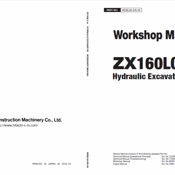 ZX160LC-5A Workshop Manual