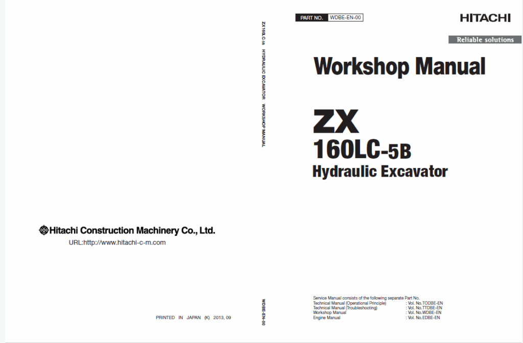 ZX160LC-5B Workshop Manual
