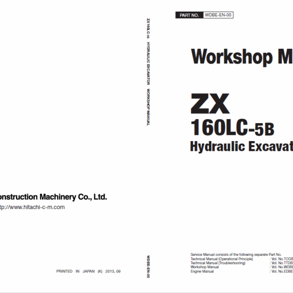 ZX160LC-5B Workshop Manual