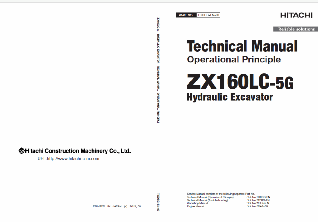 ZX160LC-5G Technical Manual (Operational Principle)