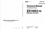 ZX160LC-5G Technical Manual (Troubleshooting)