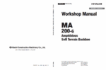 MA200-G Workshop Manual
