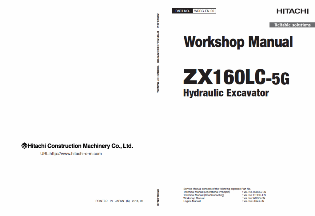 ZX160LC-5G Workshop Manual