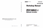 ZX160LC-7 Workshop Manual (For Oceanian market)