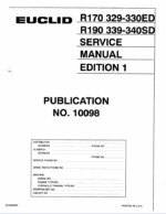 R170, R190 Service Manual