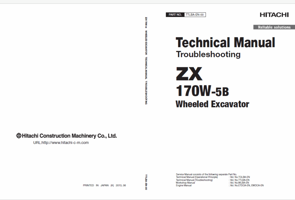 ZX170W-3,ZX190W-3 Workshop Manual