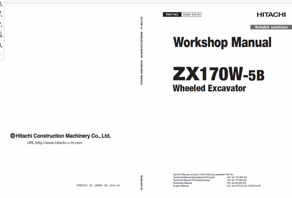 ZX170W-5B Wordshop Manual