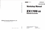ZX170W-5B Wordshop Manual