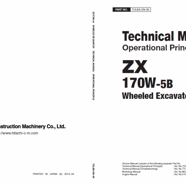 ZX170W-5BTechnical Manual Operational Principle