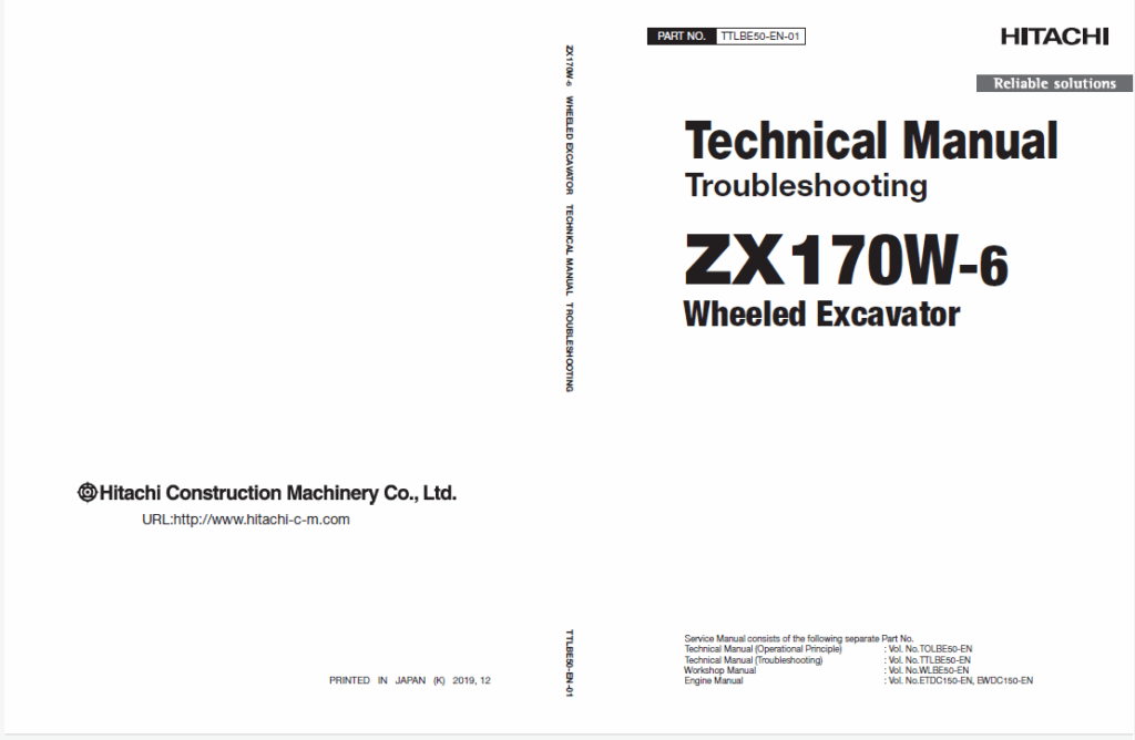 ZX170W-6 Technical Manual (Troubleshooting)