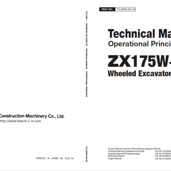 ZX175W-7 Technical Manual (Operational Principle)