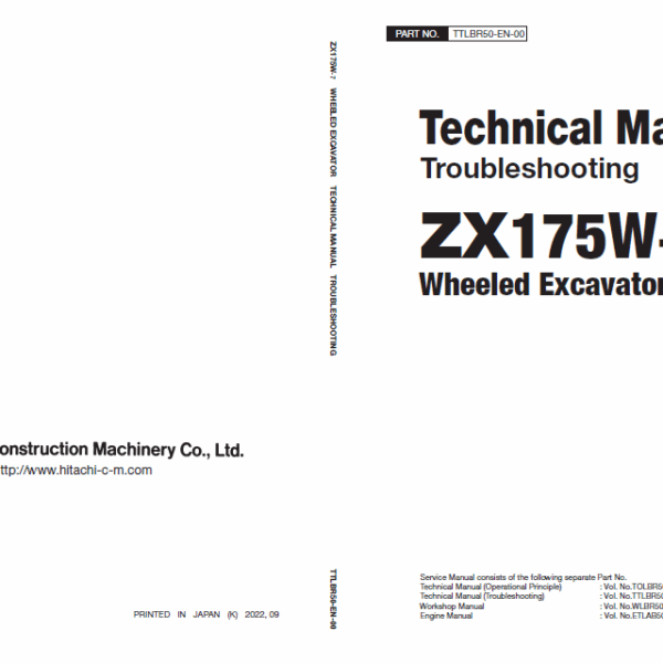 ZX175W-7 Technical Manual (Troubleshooting)