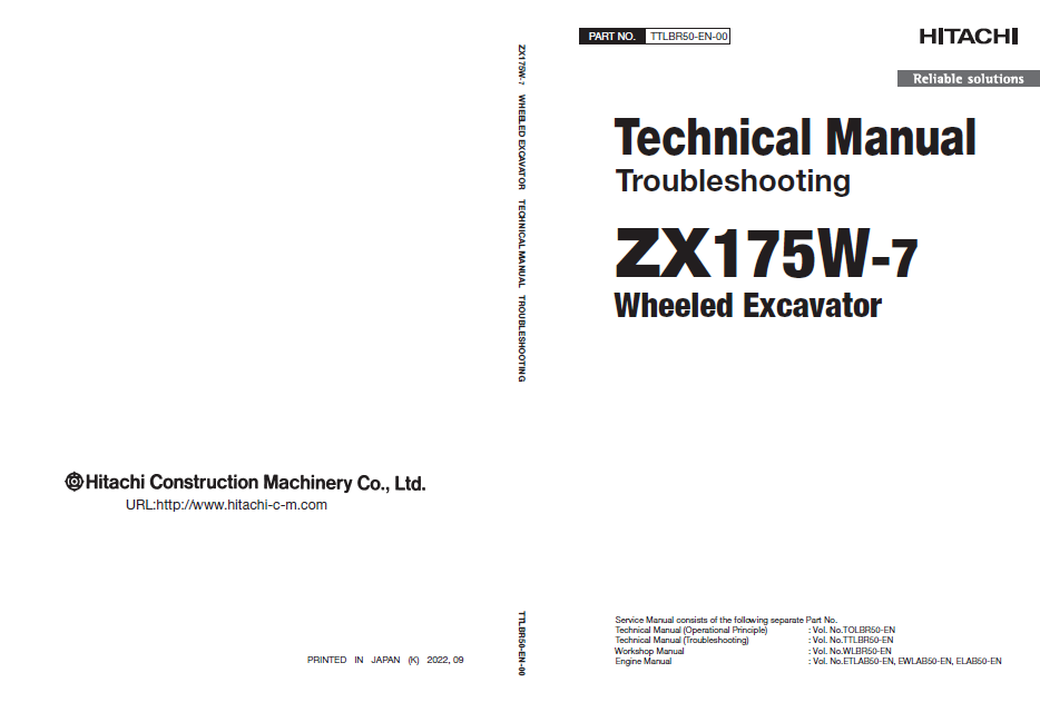 ZX175W-7 Technical Manual (Troubleshooting)