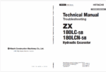 ZX180LC-5B, ZX180LCN-5B Technical Manual (Troubleshooting)