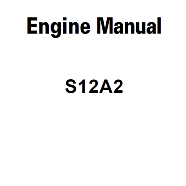 S12A2 Engine manual