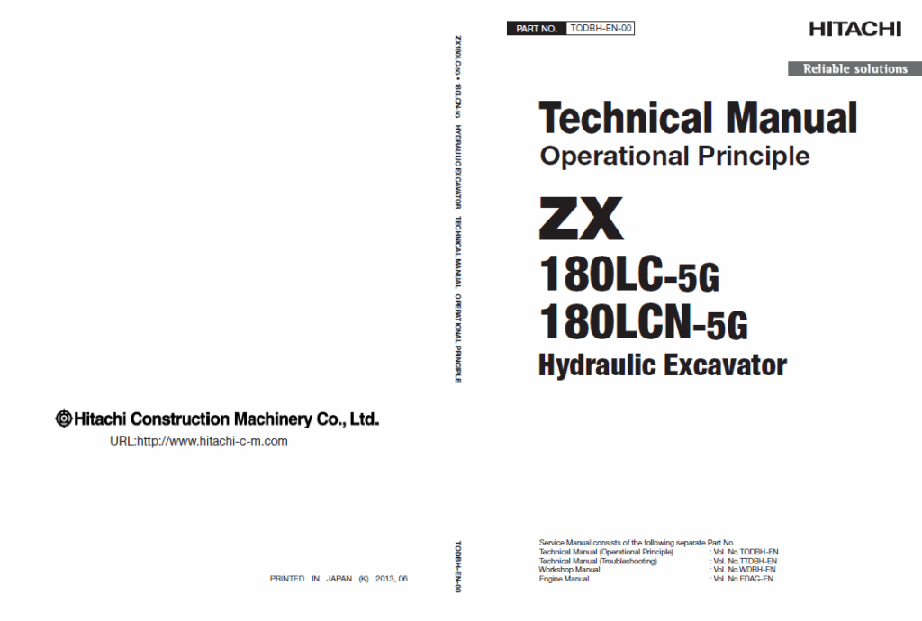 ZX180LC-5G, ZX180LCN-5G Technical Manual (Operational Principle)