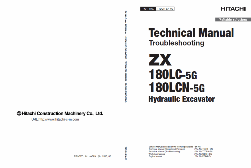 ZX180LC-5G, ZX180LCN-5G Technical Manual (Troubleshooting)