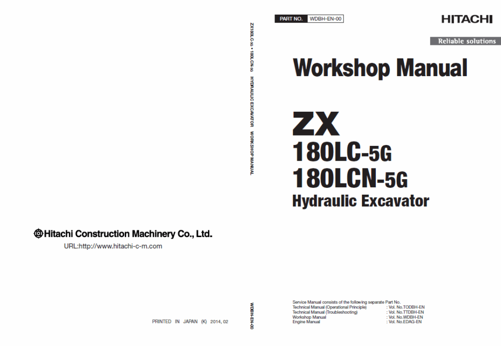 ZX180LC-5G, ZX180LCN-5G Workshop Manual
