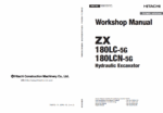 ZX180LC-5G, ZX180LCN-5G Workshop Manual