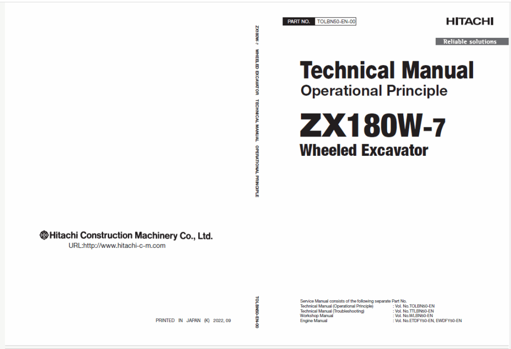 ZX180W-7 Technical Manual (Operational Principle)