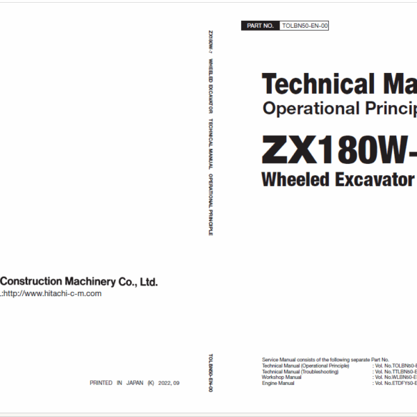 ZX180W-7 Technical Manual (Operational Principle)