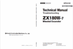 ZX180W-7 Technical Manual (Troubleshooting)