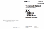 ZX190LC-5B, ZX190LCN-5B Technical Manual Troubleshooting