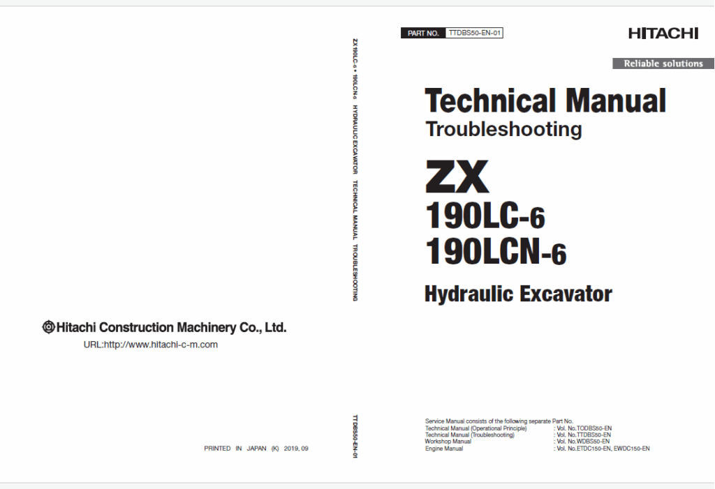 ZX190LC-6, ZX190LCN-6 Technical Manual (Operational Principle)