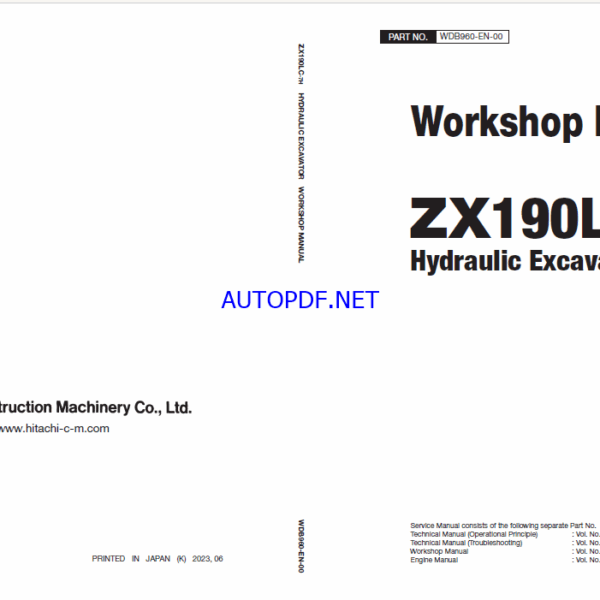 ZX190LC-7H Workshop Manual