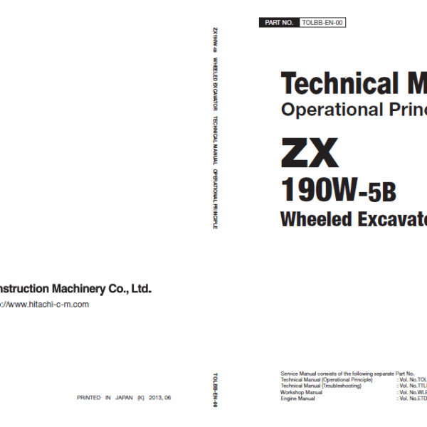 ZX190W-5B Technical Manual Operational Principle