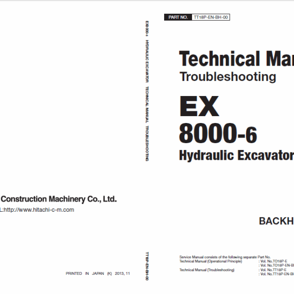EX8000-6 Technical Manual Troubleshooting_BACKHOE FRONT