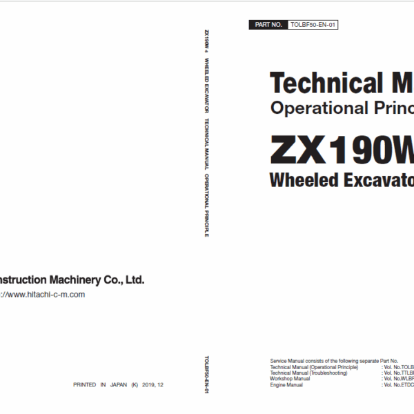 ZX190W-6 Technical Manual (Operational Principle)