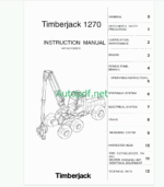 Timberjack 1270 Instruction Manual