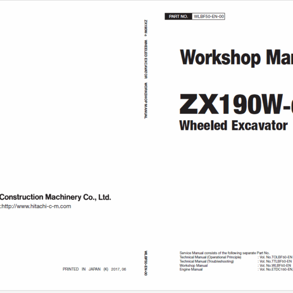 ZX190W-6 Workshop Manual