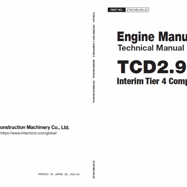 TCD2.9L4 Engine Manual(Technical Manual)(Interim Tier4 Compatible)