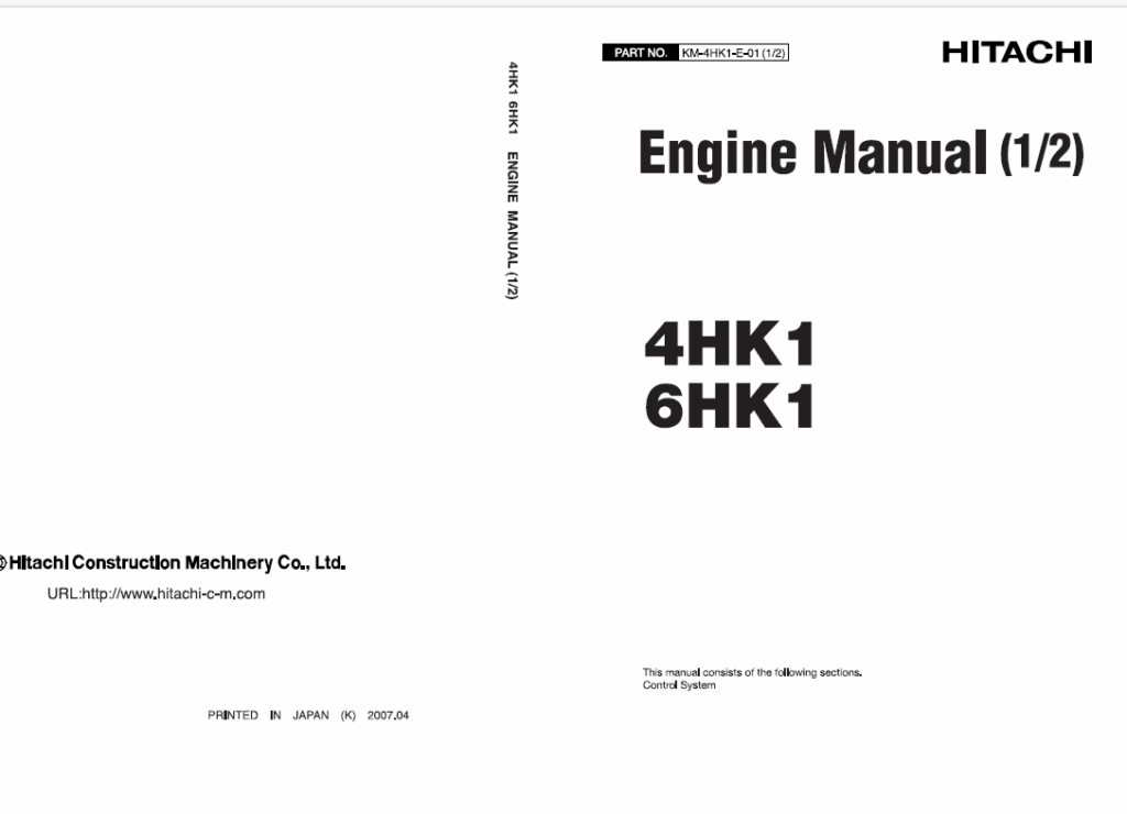 ZX200-3 Engine Manual