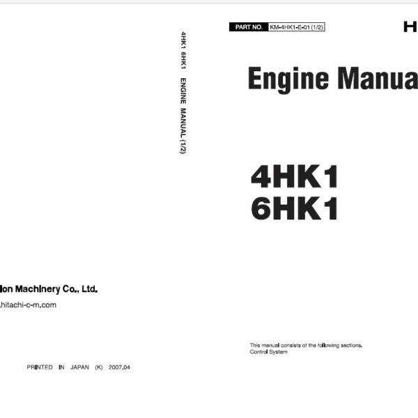 ZX200-3 Engine Manual