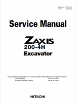 ZX200-4H (ENGINE) Workshop manual