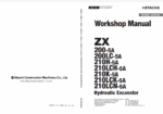 ZX200-5A,ZX200LC-5A,ZX210H-5A,ZX210LCH-5A,ZX210K-5A,ZX210LCK-5A,ZX210LCN-5A Workshop Manual