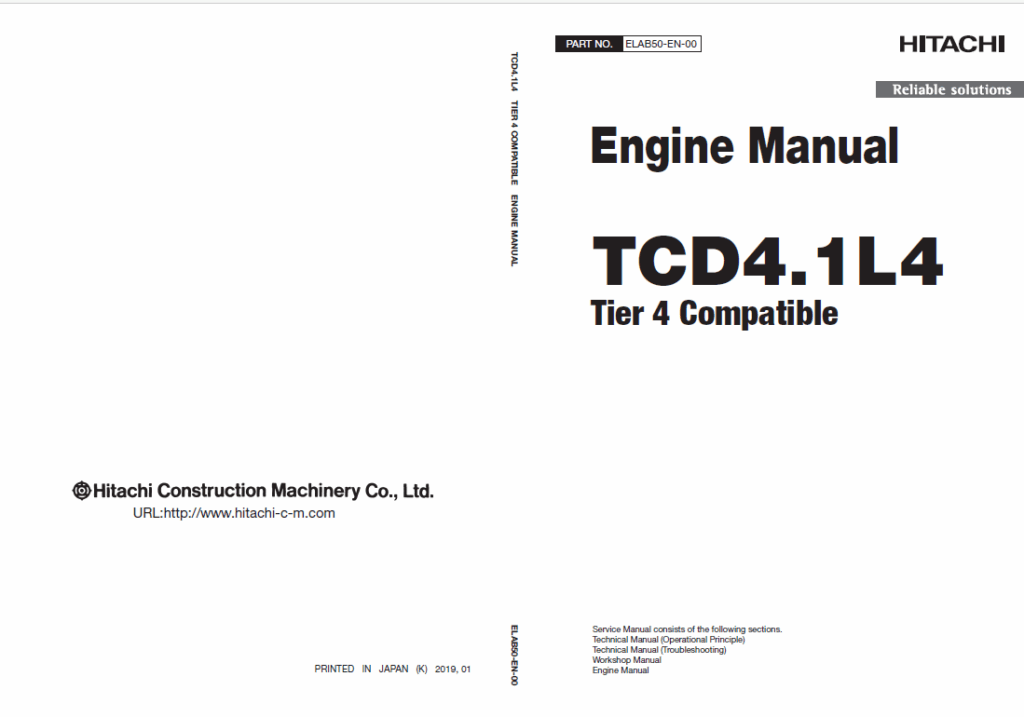 TCD4.1L4 Engine Manual (Tier4 Compatible)